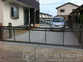 のカーゲート ワイドオーバードアS1型 電動式 施工例