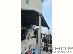 のテラス屋根 プレシオステラス R型 テラスタイプ 単体　積雪〜20cm対応 施工例