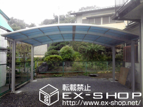 のカーポート プレシオスポート ワイド 積雪〜20cm対応 施工例