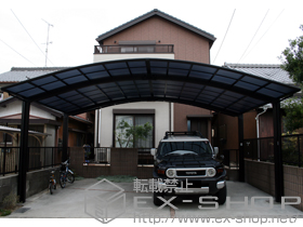 のカーポート リベルポートシグマIII 3台用 積雪〜30ｃｍ対応 施工例