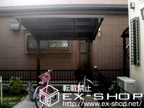 のサイクルポート・駐輪場 カーブパークシグマIII オープンタイプ 積雪〜20cm対応 施工例