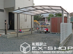 のカーポート カーブポートシグマIII ワイド 積雪〜20cm対応 施工例