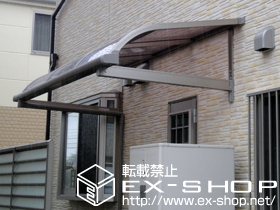 のバルコニー・ベランダ屋根 ライザーテラスII R型 単体 ルーフタイプ 積雪〜20cm対応 施工例