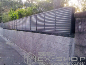 のフェンス・柵 プリレオR5型フェンス フリーポールタイプ 施工例