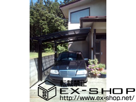 のカーポート カーブポートシグマIII 積雪〜20cm対応 施工例