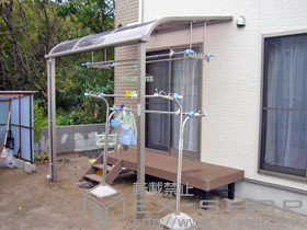 のテラス屋根 ライザーテラスII　R型 施工例