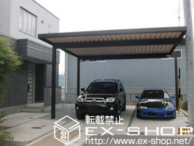 のカーポート レオンポートneo 2台用　積雪〜50cm対応 施工例