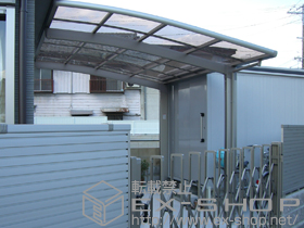 のカーポート カーブポートシグマIII 積雪〜30cm対応 施工例