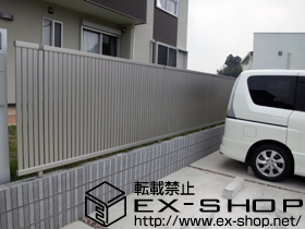のフェンス・柵 エクスラインフェンス 6型 施工例