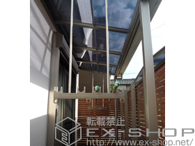 のテラス屋根 ライザーテラスII F型 テラスタイプ 単体 積雪〜20?対応 施工例