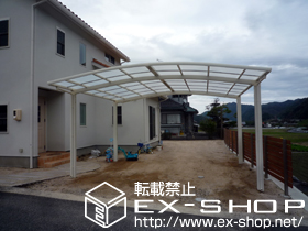 のカーポート カーブポートシグマIII ワイド 積雪〜20cm対応 施工例