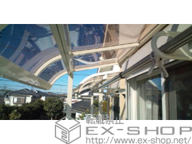 のバルコニー・ベランダ屋根 ライザーテラスII R型 単体 屋根タイプ 積雪〜20cm対応 施工例