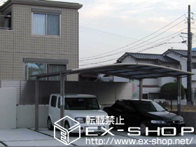 のカーポート カーブポートシグマIII ワイド 積雪〜20cm対応 施工例