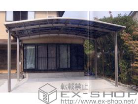 のカーポート カーブポートシグマIII ワイド　積雪〜30cm対応 施工例