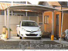 のカーポート カーブポートシグマIII ワイド　積雪〜20cm対応 施工例