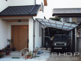 のカーポート ルーフポートシグマIII 延長 積雪〜30?対応 施工例