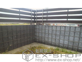 のフェンス・柵 ライフモダンII YPフェンス　フリーポールタイプ 施工例