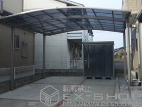 のカーポート カーブポートシグマIII ワイド 積雪〜30?対応 施工例