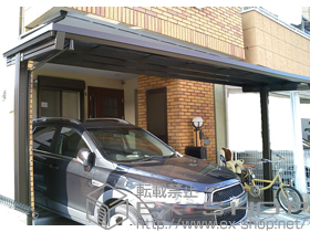 のカーポート マルチルーフ ルーフェス 積雪〜20cm対応 施工例