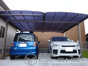 のカーポート キューブポート ワイド　積雪〜20cm対応 施工例