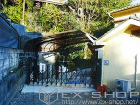 のカーゲート トリップゲート PB型 ノンレール 片開き　41S 施工例