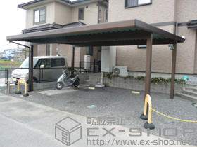 のカーポート レオンポートneo 2台用　積雪〜50cm対応 施工例