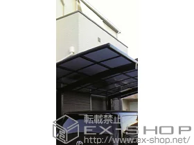 LIXIL リクシル(トステム)のカーポート カーブポートシグマIII　積雪～30cm対応+延長用14長さセット　T-D152-PCBA 施工例