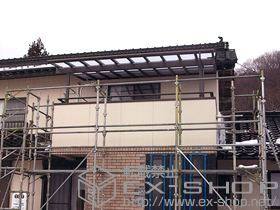 のバルコニー・ベランダ屋根 パワーアルファ F型 1500 屋根タイプ 単体 積雪〜50cm対応 施工例