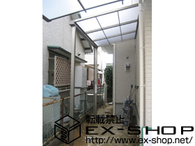 のテラス屋根 ライザーテラスII F型 テラスタイプ 単体 積雪〜20cm対応 施工例