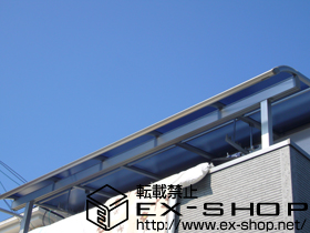 のバルコニー・ベランダ屋根 ヴェクターテラス R型 屋根タイプ 単体 積雪〜20cm対応 施工例