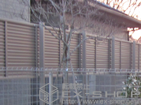 のフェンス・柵 プリレオR9型フェンス　フリーポールタイプ 施工例