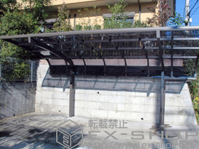 のカーポート テールポートシグマIII 積雪〜30cm対応+着脱式サポート(補助柱)2本入り 施工例