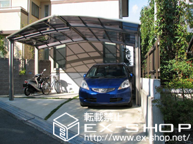 のカーポート カーブポートシグマIII M合掌 積雪〜20cm対応 施工例