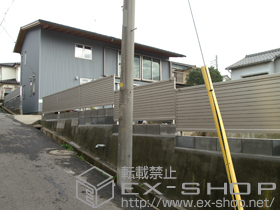 のフェンス・柵 エクスラインフェンス7型 施工例