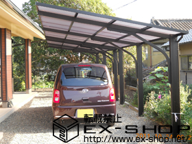 のカーポート カーポート2CP-U型 縦連棟 積雪〜20cm対応 施工例
