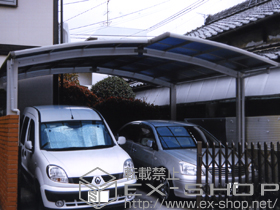 のカーポート プレシオスポート M合掌 積雪〜20cm対応 施工例