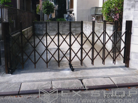 のカーゲート トリップゲート PA型 ノンレール 片開き 施工例