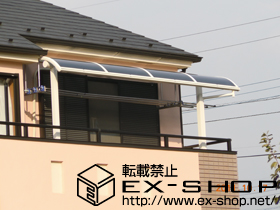 のバルコニー・ベランダ屋根 ヴェクターテラス R型 屋根タイプ 施工例