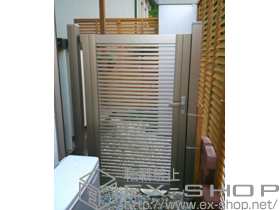 のフェンス・柵 シャレオR1型 片開き 柱使用 施工例