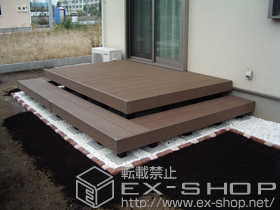 のウッドデッキ リウッドデッキ 200 単体+段床セット1段 施工例