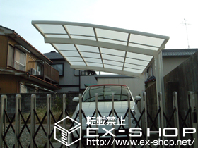 のカーポート カーブポートシグマ? 積雪〜20cm対応 施工例