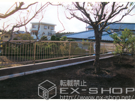 のフェンス・柵 ハイサモア フリーポールタイプ 施工例