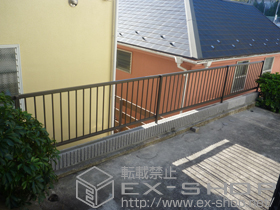 のフェンス・柵 ハイサモア　フリーポールタイプ 施工例