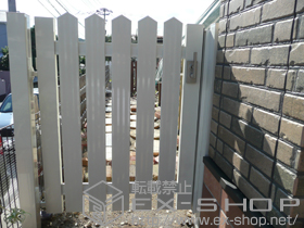 の門扉 ニューセゾンダ門扉A型 片開き 門柱式 施工例