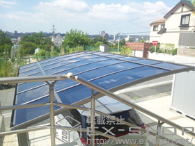 のカーポート カーブポートシグマIII 積雪〜30ｃｍ対応+耐風圧強度向上オプション 施工例