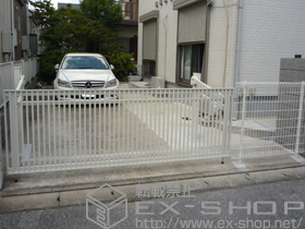 のカーゲート オーバードアS2型 電動式 施工例