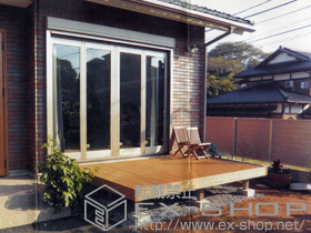 のウッドデッキ リコステージII 単体 施工例