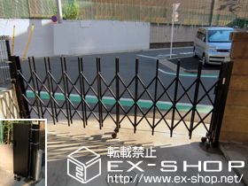 のカーゲート トリップゲート PA型 ノンレール 錠なし 片開き 施工例