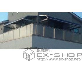 のバルコニー・ベランダ屋根 ライザーテラスII R型 ルーフタイプ 単体 積雪〜20cm対応 施工例