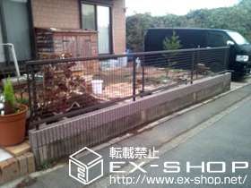 のフェンス・柵 プリレオR13型フェンス フリーポールタイプ 施工例